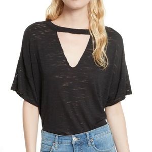 Free People Jordan Burnout Tee